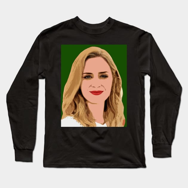 emily blunt Long Sleeve T-Shirt by oryan80